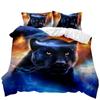 Комплект постельного белья Ferocious Cat African Blue Ferocious Cat Wildlife Twin Комплект постельного белья Double Queen King Size Полиэстеровый чехол для одеяла