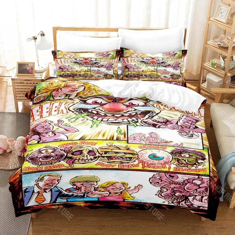 3D Print Garbage Pail Kids Bedding Set Single Twin Full Queen King Size Bed Set Teenager Bedroom Sheet Set 3D Anime