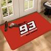 M-Marquezs-s 93 Logo Entrance Door Mat Washable Non-Slip Living Room Sofa Chairs Area Mat Kitchen Welcome Doormat