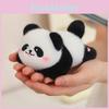 Spinning Panda Plush Keychain Backpack Charm Couples Gift Short Plush Decor