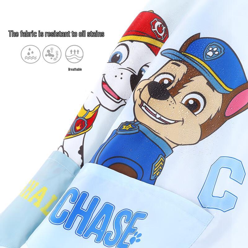 PAW PATROL Kids Waterproof Long Sleeve Art Smock & Bib