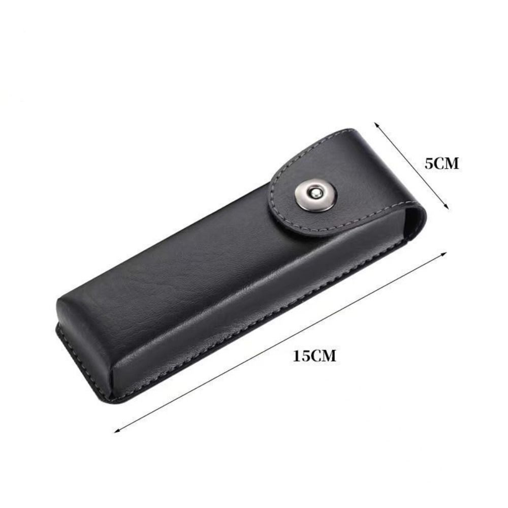 Portable Leather Soft Carrying Cases Glasses Storage Box Belt Wearable Glasses Case