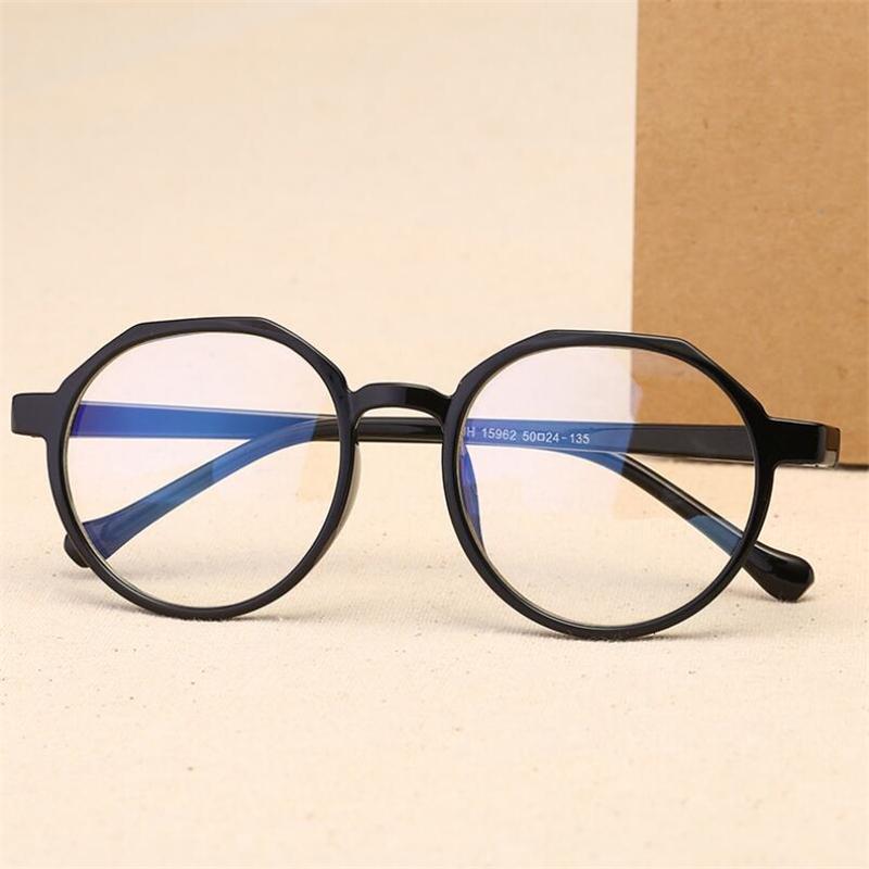 Ретро круглая оптика, очки для женщин и мужчин, модные прозрачные зеркальные линзы для близорукости, очки для близорукости 0 -0,5 -1,0 -1,5 до -6,0