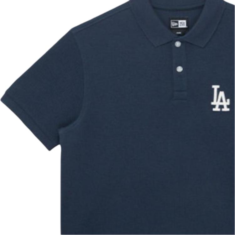 New Era SS26 MLB Los Angeles Dodgers Яркая Летняя Коллекция Повседневный Удобный Модный Дизайн Футболка-поло с коротким рукавом Унисекс Топы 14905139