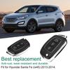 Чехол для ключа-брелока с 3 кнопками, чехол для Hyundai Santa Fe (ix45) 2013 2014
