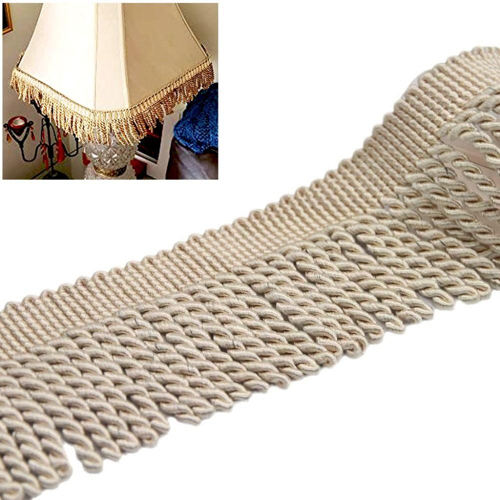 11M Polyester Fringe Lace Fabric Trim Craft Supplies Gold Fringe Trim Lace Trim Ribbon Latin Dress