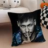 Brazilian Handsome Athlete NNeymar Jr Cushion Cover Throw Pillow Cover Hidden Button Durable Polyester Chair Cushion