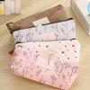 Student Pencil Bag Canvas Pencil Case Floral Pen Bag Pencil Box For Organizing School Supplies