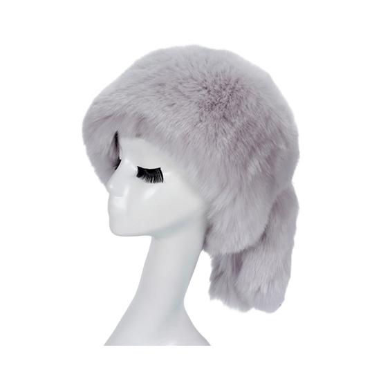 Winter Hat Ethnic Style Design Ear Protection Thickened Lining Faux Fur Ball Women Hat