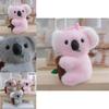 Charming Plush Koala Doll Keychain Unique Keyring For Couples With Soft Design