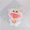 Multicolor Doll Clothes Plush Hairy One-piece Garment Cartoon Animal Jumpsuits  Stuffed Cotton Doll