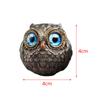 Реалистичные фигурки животных в виде совы с большими глазами, мультяшные милые украшения в виде совы, мини-статуэтка совы с замысловатыми перьями, домашний декор
