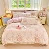 Class A 100% pure cotton four-piece set, bedding, maternal and infant grade, naked sleeping grade, bed sheet, quilt cover, student dormitory three