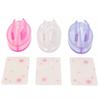 3-pack Nail Art Stamp Set with Different Patterns Soft Silicone Manicure Stamping Tools for Nail Salon