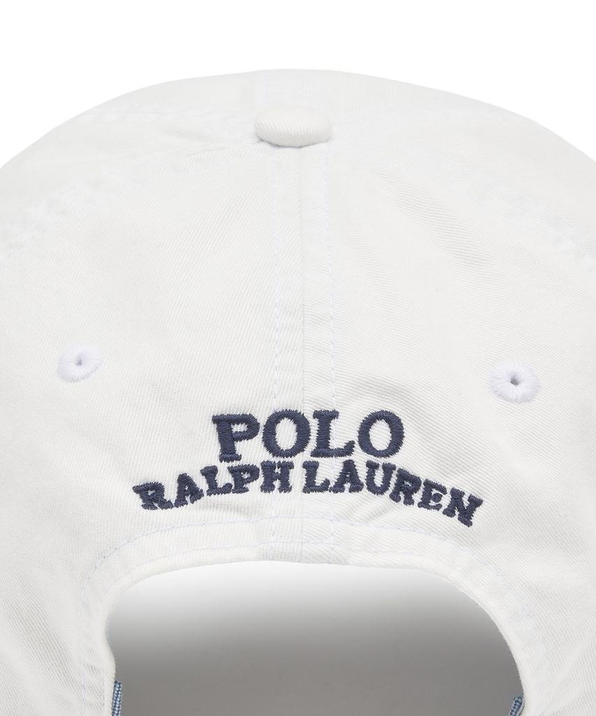 Кепка-бейсболка POLO RALPH LAUREN из эластичного хлопкового твила - Белая