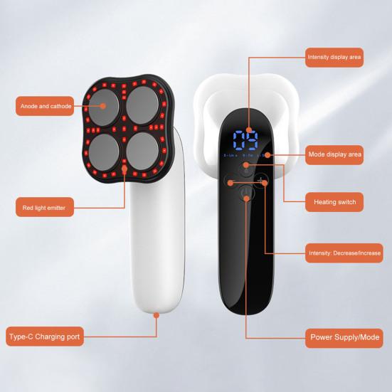 Беспроводное устройство для похудения, ручной массажер для тела, для живота, талии, ног, ягодиц, 3 режима, перезаряжаемый массажер, подарок для женщин и мужчин