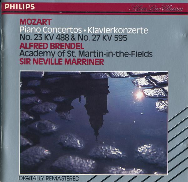 CD МОЦАРТ, БРЕНДЕЛЬ, МАРРИНЕР; AMF - Концерты для фортепиано 23 и 27 4204872 Philips Europe Classical Б/У