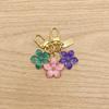 Cute Flower Pendant Ornaments Cherry Blossom Keychain Creative Pear Blossom Keychain  Gifts