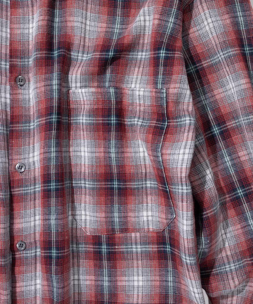 MASSNOUN Multi-Mix Check Shirt Msist002-Rd