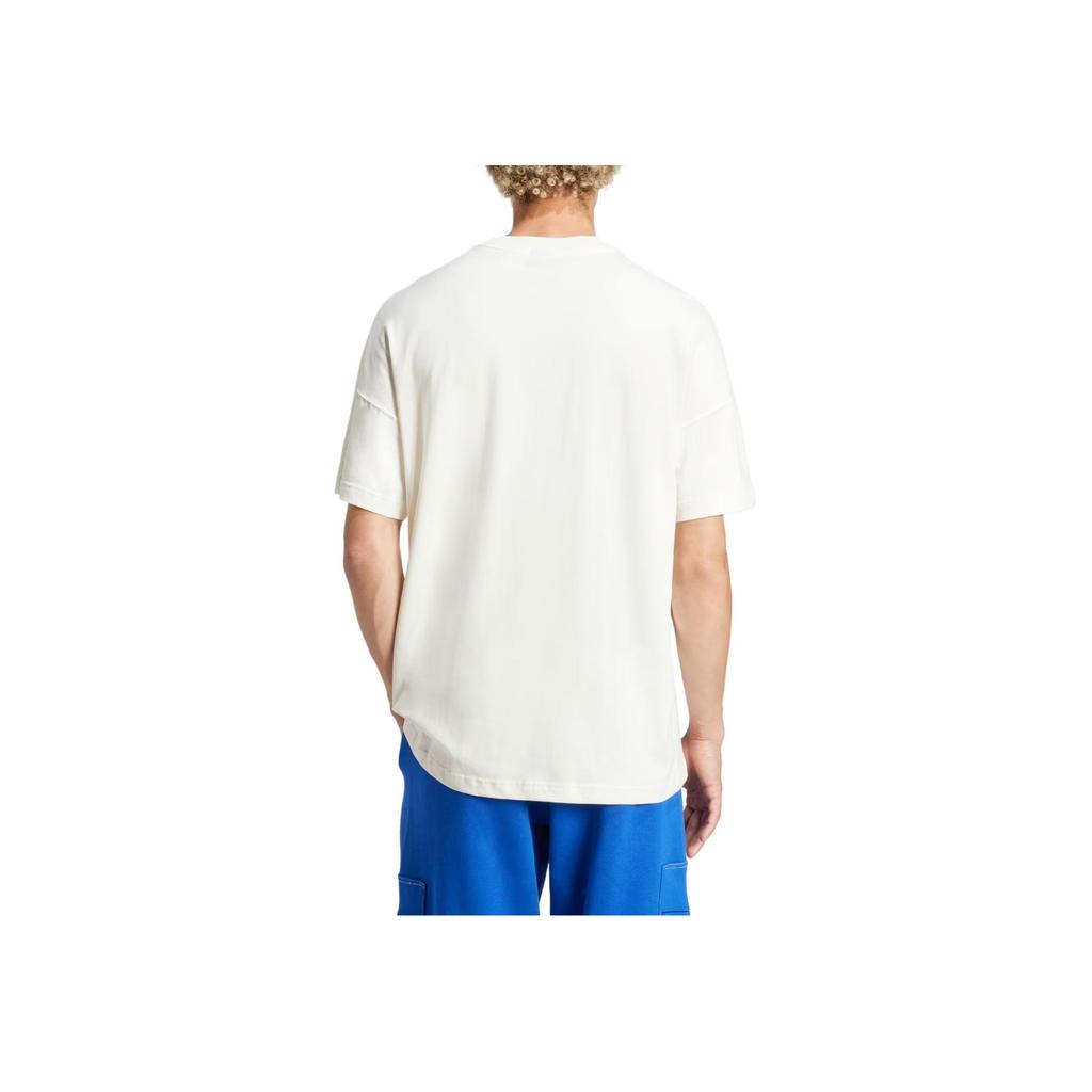 Adidas Всесезонная мягкая кожа модная удобная футболка с коротким рукавом мужская футболка Off-White JJ3660