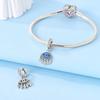 Charm Bead Components Copper Metal Blue Ocean Abyss Eyes Bead Components Compatible With Charm Bead Components Plata Authentic Original Bracelet High