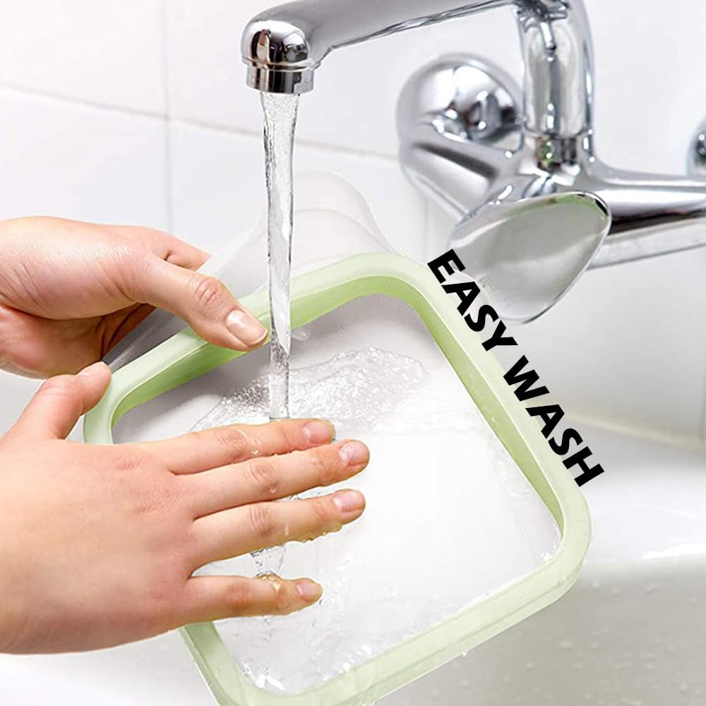 1 шт. Силиконовые многоразовые ланч-боксы для сэндвичей. Использование в микроволновых печах, холодильниках, посудомоечных машинах. Ланч-боксы для студентов, офисных работников.