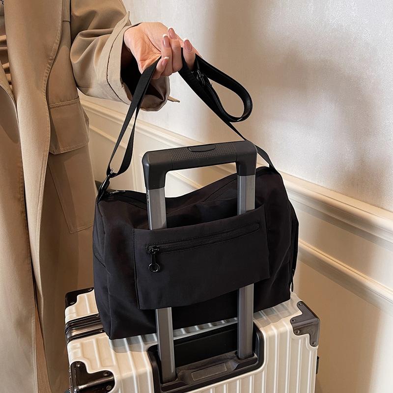 Нейлоновая сумка, простая повседневная и большая вместимость, новая сумка через плечо, легкая сумка через плечо, может быть чемоданом на колесиках