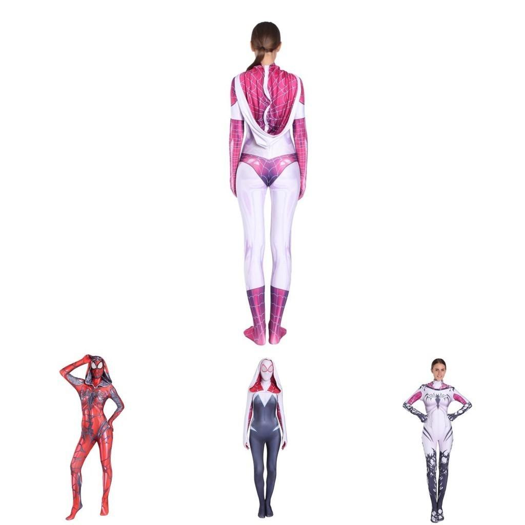 Элегантный костюм Паука Гвен Стейси, изготовленный с исключительным мастерством, идеально подходит для Хэллоуина
