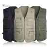 Puntos Men  Multi Pocket Waistcoat Plus Size Outdoor Shooting Fishing Hiking Vest Jacket
