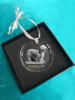 Bearded Collie, Highland Collie - crystal bauble with a photo, dog photo in crystal, personalized Christmas tree ornament by Art-Dog brand