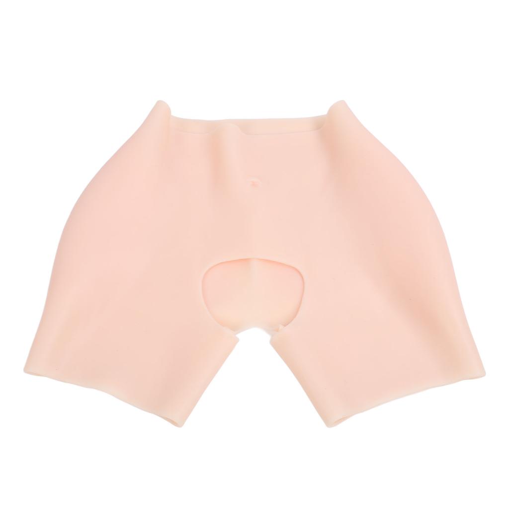 Silicone Butt Shapewear Open Crotch Thickening Hip Enhance Underwear for Cosplay White Skin Color