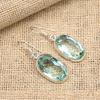 Lavish Green Amethyst Gemstone Handmade 925 Sterling Silver Earring Jewelry