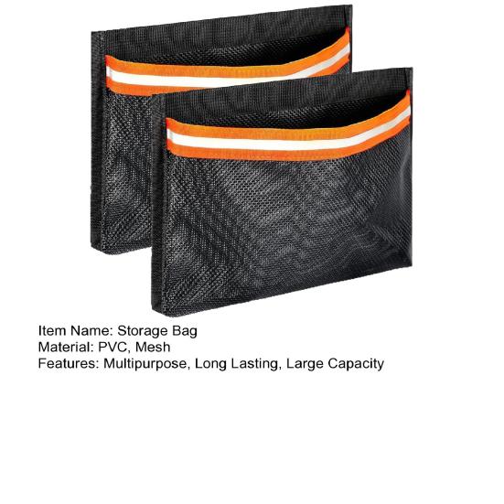 1/2 шт. Светоотражающий самоклеящийся универсальный органайзер-сетка для лодки, большой вместимости, водонепроницаемые аксессуары для хранения лодки