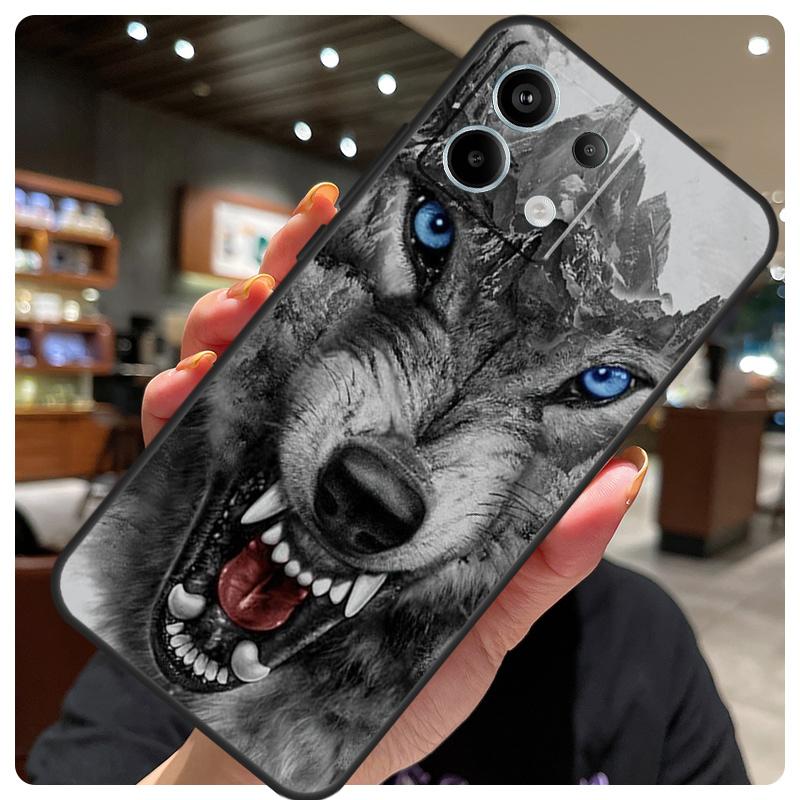 Чехол Волк Собака Кошка Птица Лев Тигр Животное Для Xiaomi Redmi Note 14 10 11 12 13 15 Pro Plus Чехол Для Redmi 15 15C 14C 10C 12C 13C