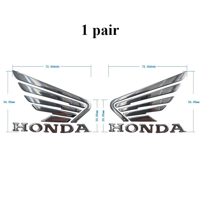 PYYG6 Honda Sticker Motorcycle Accessories Flying Wing Dream Scooter Fuel Tank Side Guard 3D Soft Rubber Label CBR400R CBR500R CBR650R