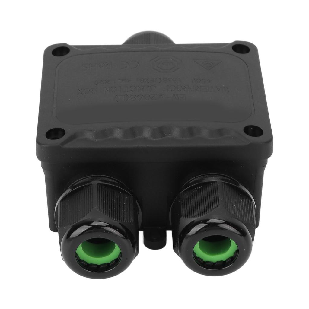 Наружная водонепроницаемая распределительная коробка IP68 Y-типа с 3-позиционной вилкой, распределительная коробка с отверстиями для винтов для дома