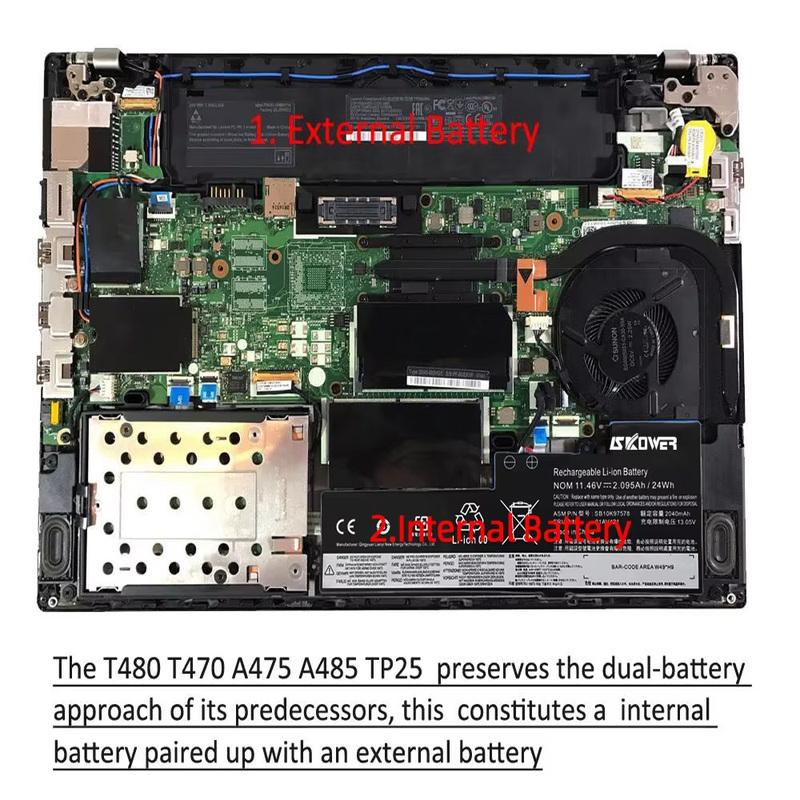 SKOWER 01AV420 Внутренняя батарея для Lenovo ThinkPad T470 T480 A475 A485 TP25 01AV419 01AV421 01AV489 SB10K97576 SB10K97578