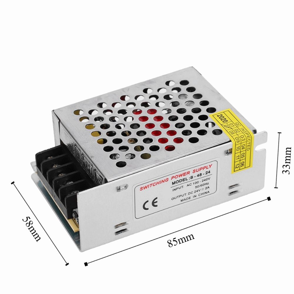 Regulated Switching Power Supply AC100-240V LED Driver Adapter  Industrial Automation