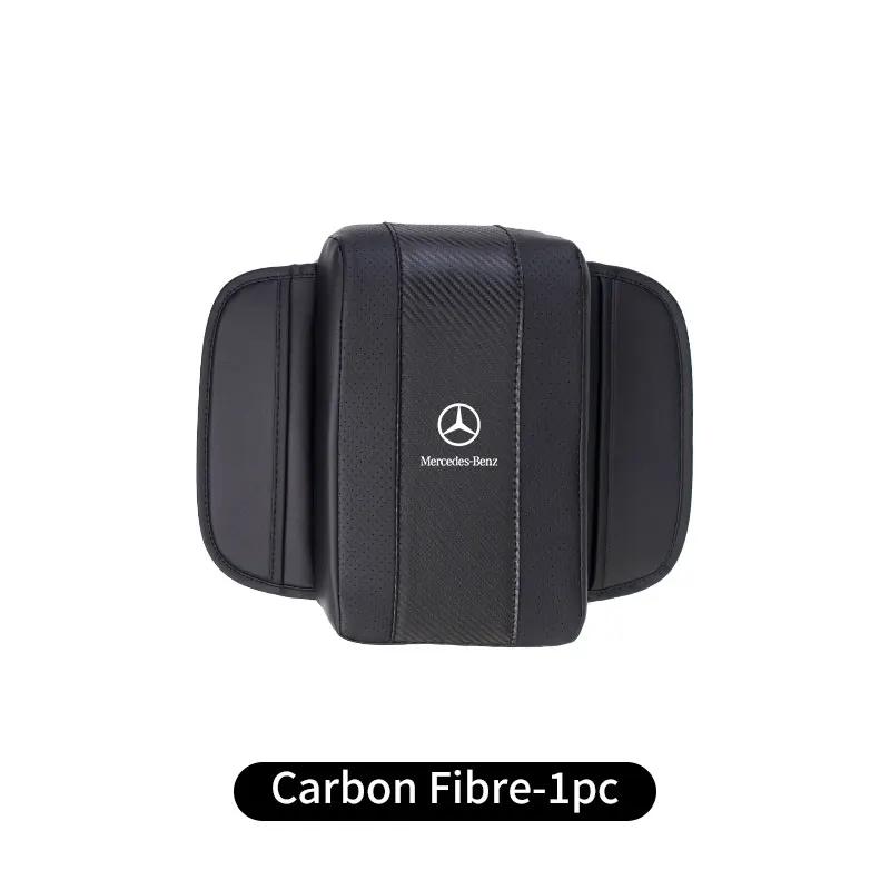 CEJ1 2025 Hot For Benz Leather Car Arm Rest Cushion Anti Scratch Heighten Cushion For Mercedes Benz W202 W212 W126 W140 W168 W177 CLS
