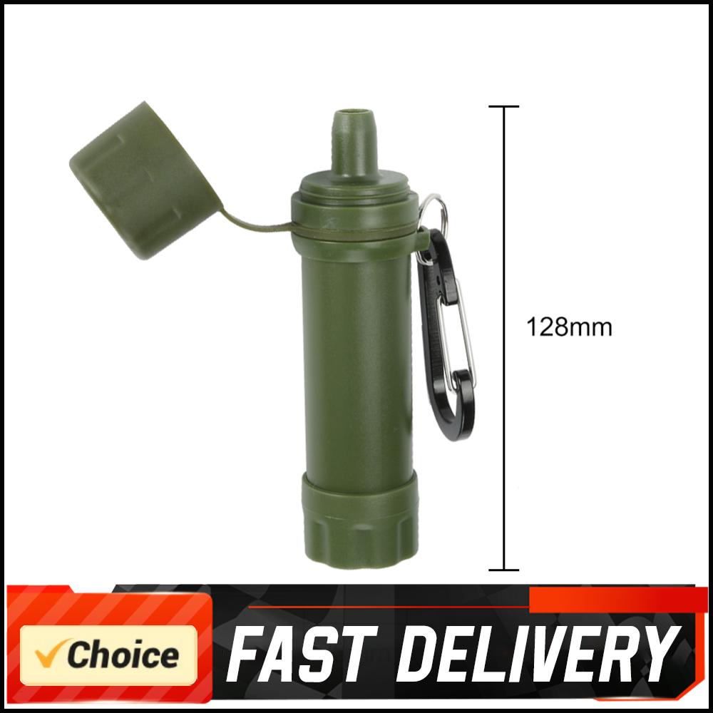 Outdoor Drinking Water Filtration Purifier Emergency Life Portable Survival Straw Water Filter for Climbing Travel Camping