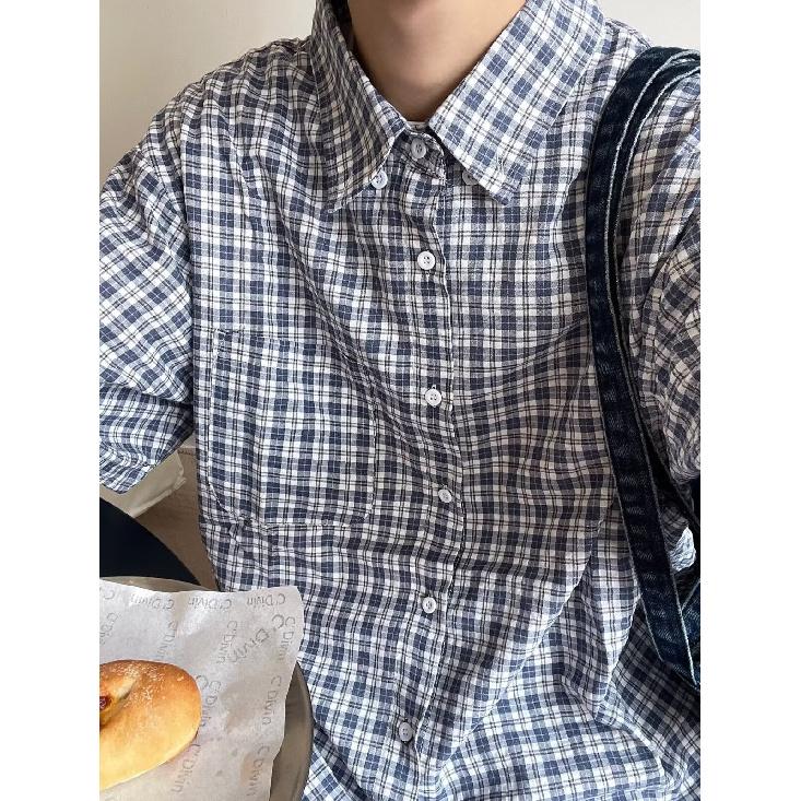 Мужская летняя рубашка с коротким рукавом, мужская ретро свободная повседневная рубашка с рукавом пять четвертей, модная брендовая рубашка для верхней одежды