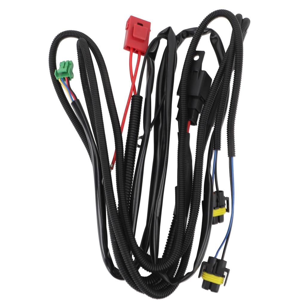 DC12V H11 LED Fog Light Relay Wiring Harness Indicator On Off Switch with 40A Relay for Qashqai J10 X‑Trail T31 Navara