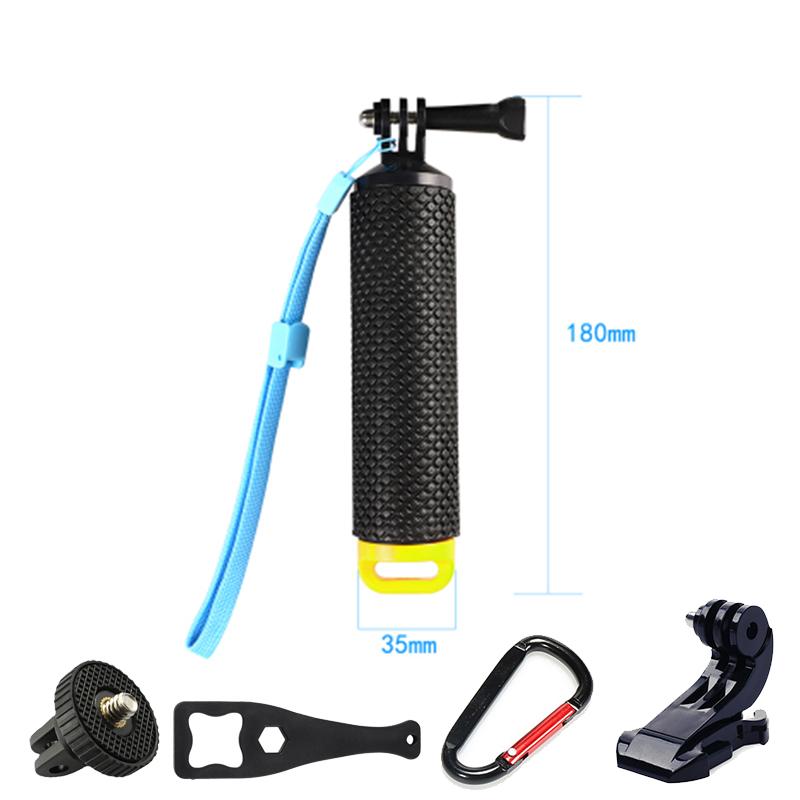 Floating Hand Grip Waterproof Monopod for GoPro Hero 13 12 11 10 9 8 Handler Handle Mount Accessories for Underwater Snorkeling