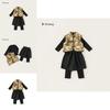 Boy Child Suit Set With Polyester Fabric For Spring And Autumn Playwear