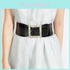 High Quality Leather Wide Waist Accessory With Metal Buckle For Winter Dress Styling