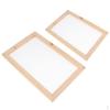 2pcs Hand Tool Traditional Wood Paper Making Display for Diy Handmade