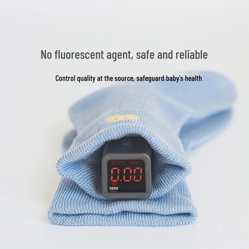 Нескользящие детские носки для пола - Хлопок, Мягкая подошва, Бесшовные, До середины икры, для Новорожденных и Малышей, Весна/Осень