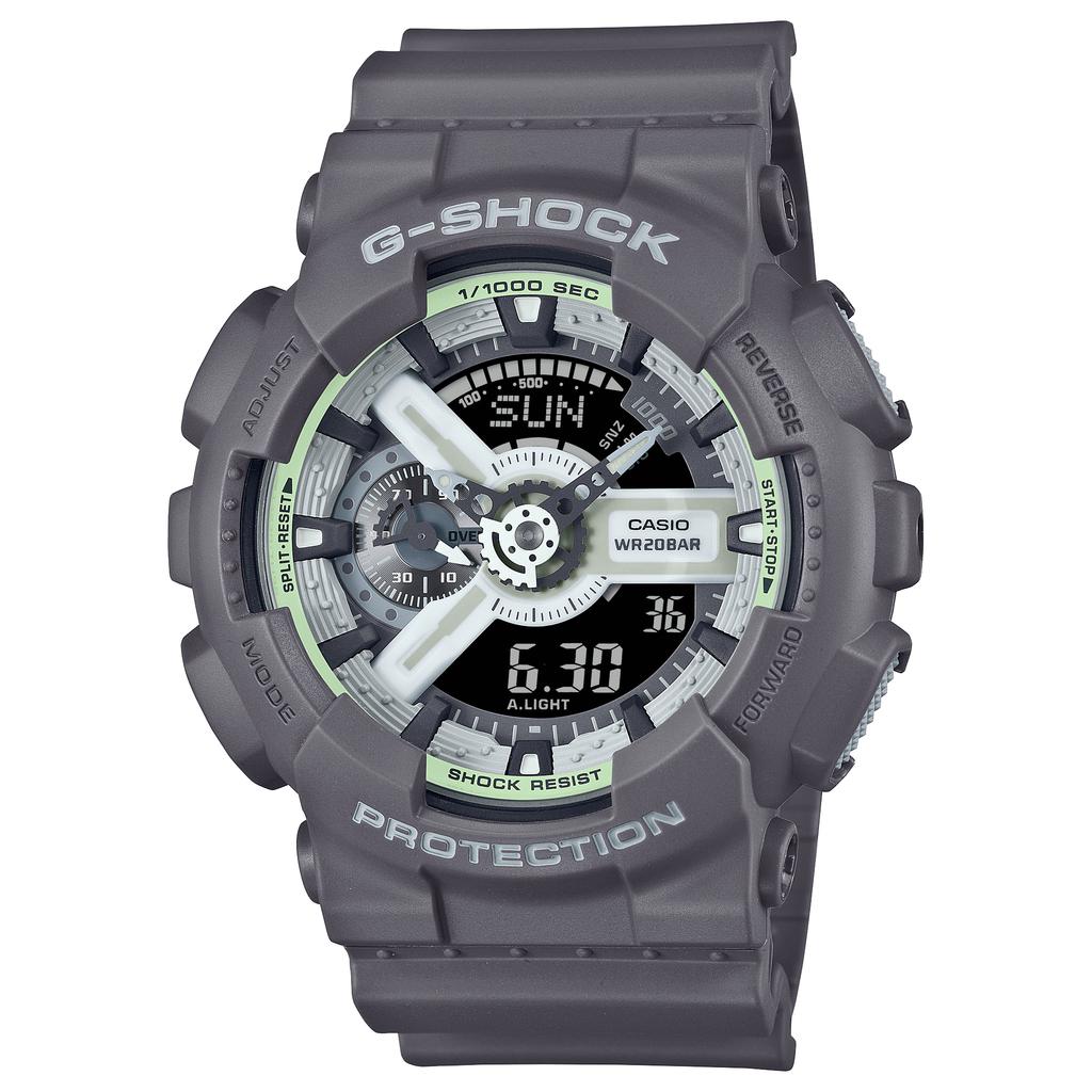 Casio Мужские часы G-SHOCK GA-110HD-8A, цифровые, ударопрочные, кварцевые, из смолы, водонепроницаемость 200 м