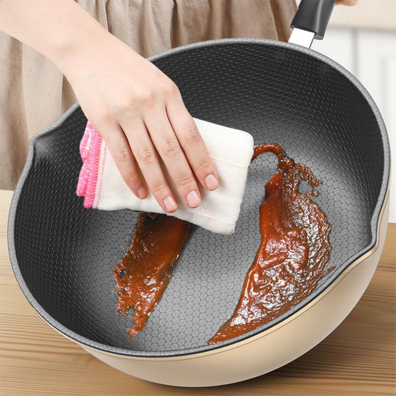 Сковорода вок с антипригарным покрытием, бытовая сковорода, индукционная плита, газовая плита, сковорода, многоцелевая сковорода