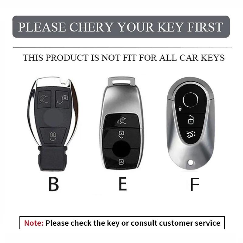D6Car Remote Key Case Shell Auto Accessories For Mercedes Benz A B C E S Class W206 W204 W212 W213 W176 GLC CLA AMG W177 W223 S350
